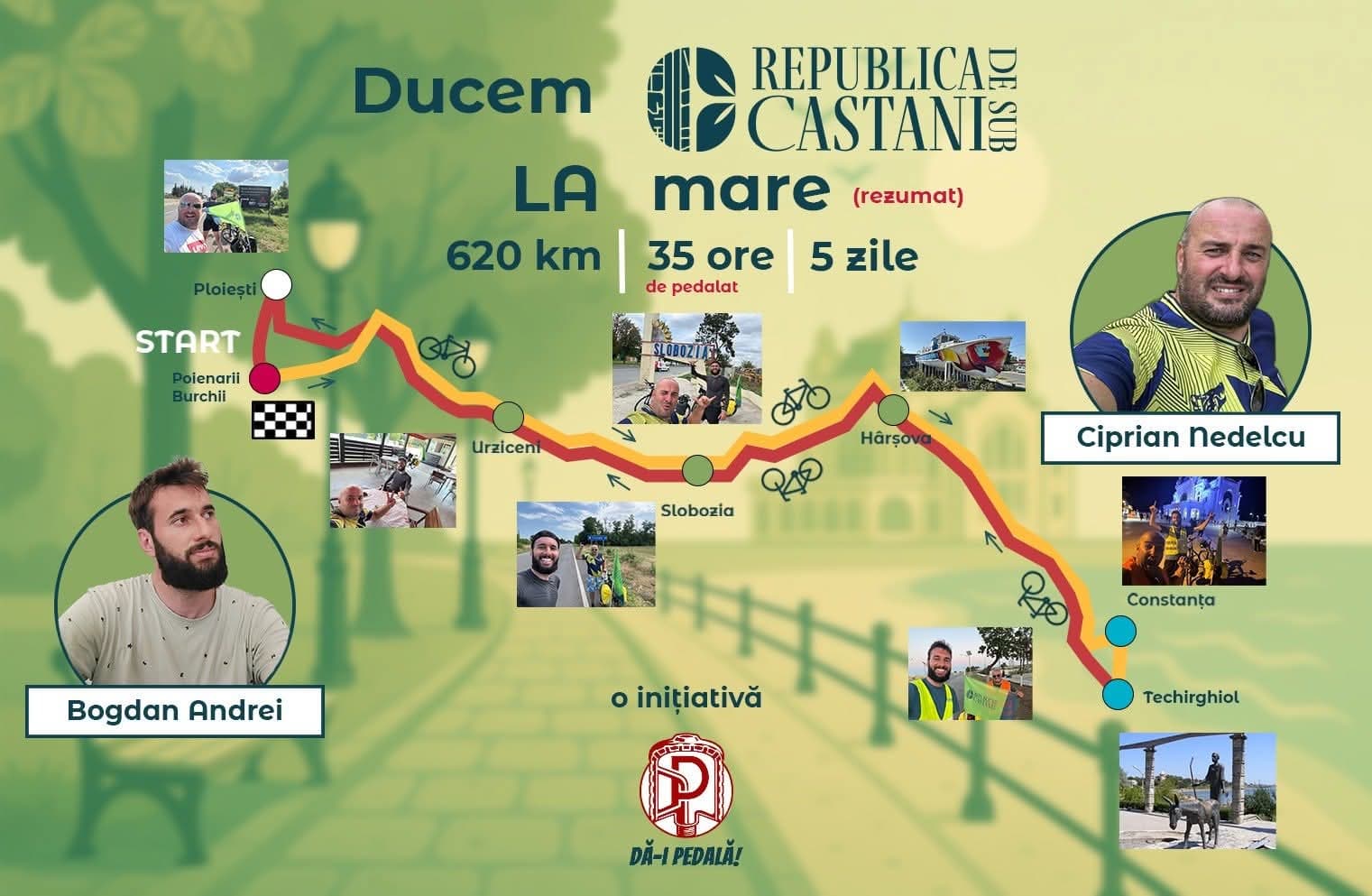 Da-i Pedala cycling event poster